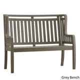 Yasawa Wood Outdoor High Back Garden Bench iNSPIRE Q Oasis