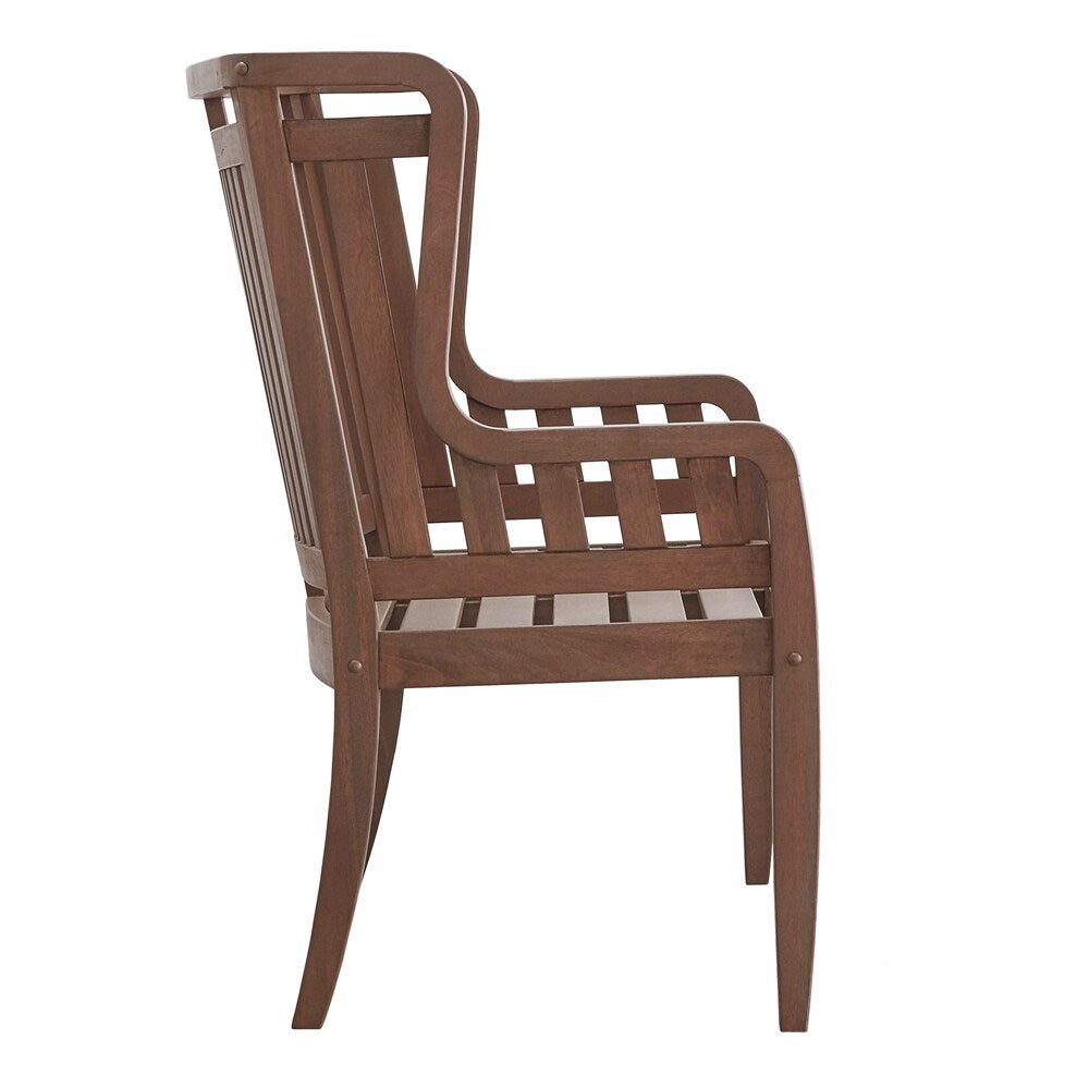 Yasawa Wood Outdoor High Back Garden Bench iNSPIRE Q Oasis