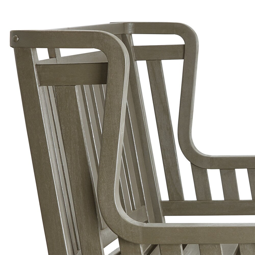 Yasawa Wood Outdoor High Back Garden Bench iNSPIRE Q Oasis