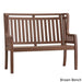 Yasawa Wood Outdoor High Back Garden Bench iNSPIRE Q Oasis