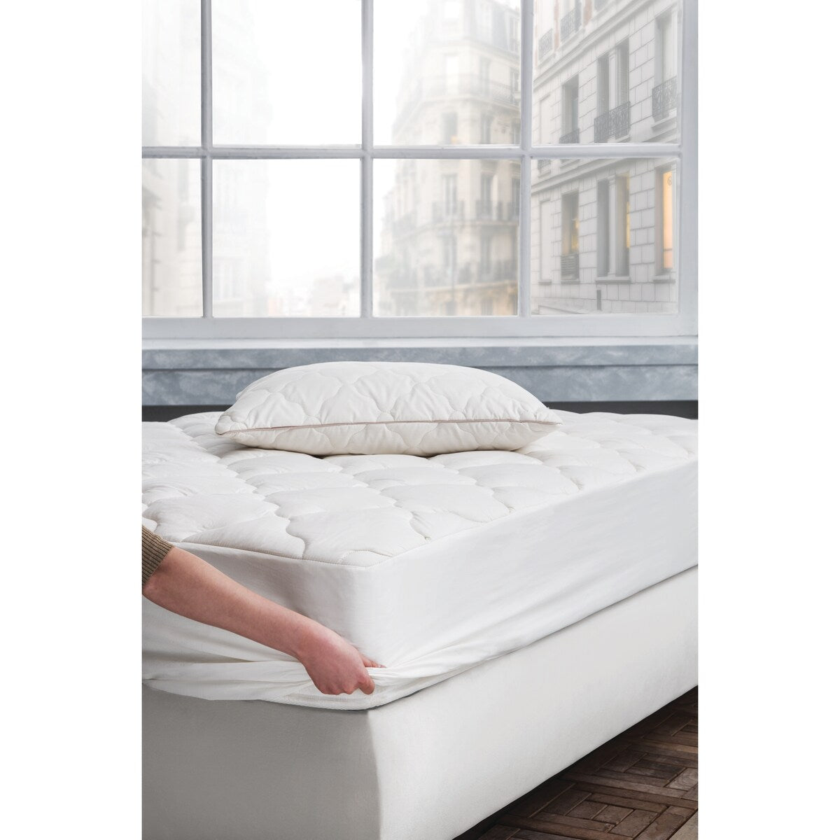 Yatas Bedding Superwashed Wool Mattress Protector Pad Turkish Quality