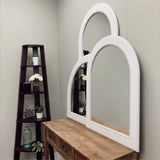 Yates Framed Vanity Mirror - Crescent Cathedral - 28.4x36.4