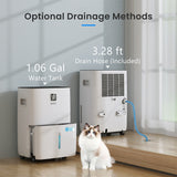 Yaufey 80 Pint Energy Star Dehumidifier for Home, Basement and Large Rooms up to 5000 Sq. Ft