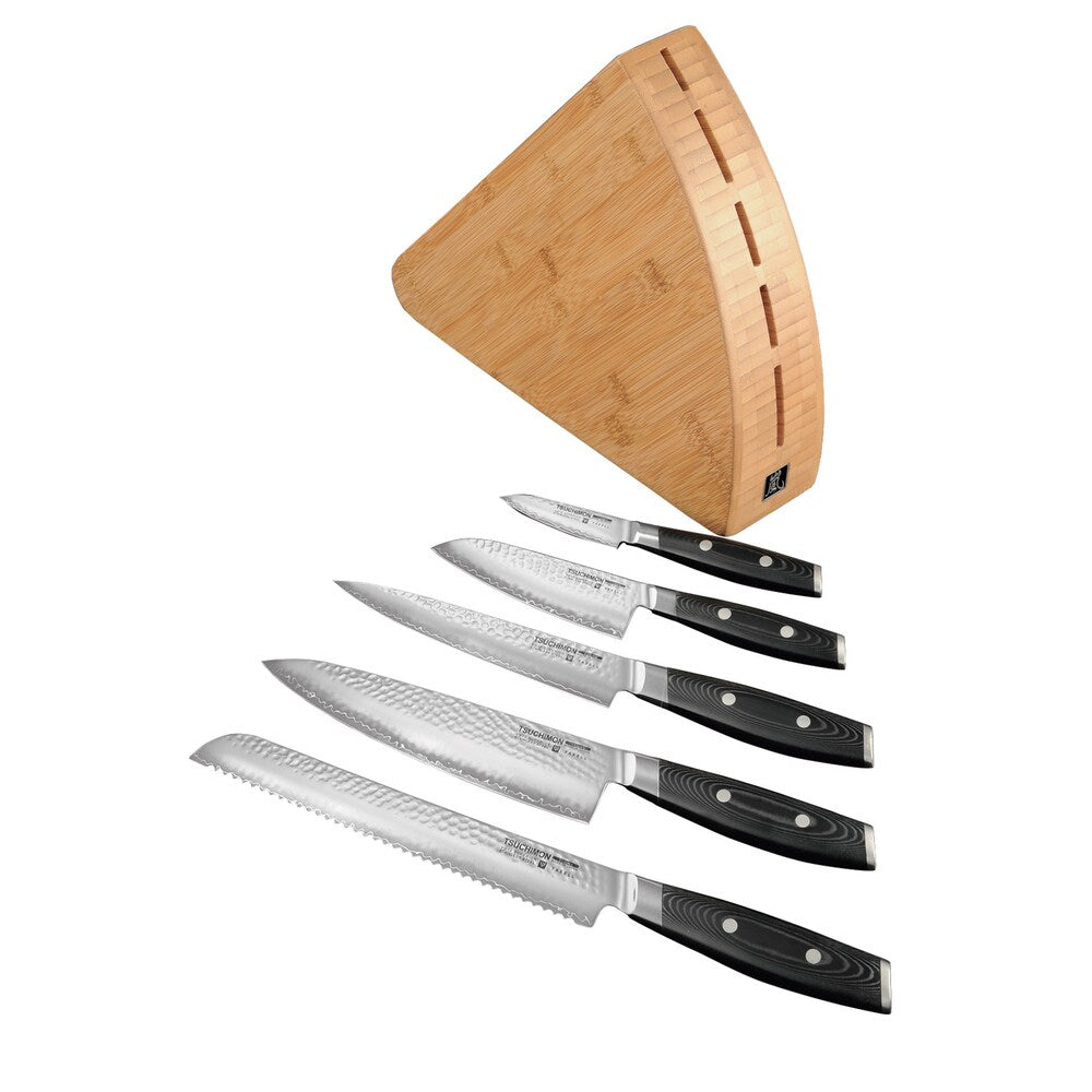 Yaxell Gou 6-piece Knife Block Set