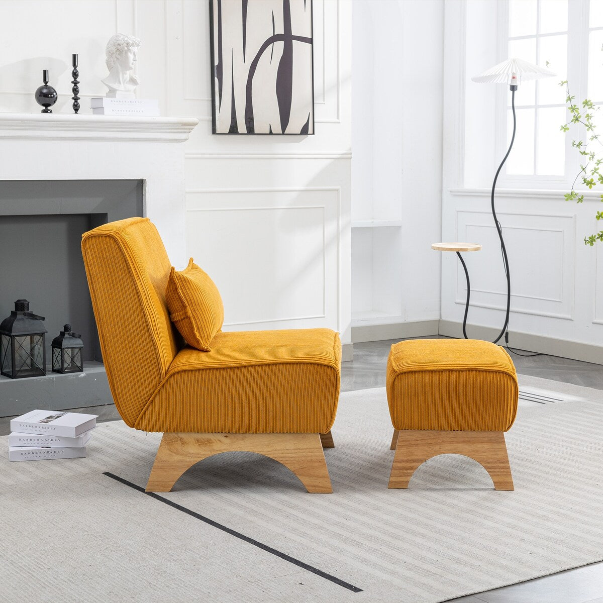 Overstock yellow accent chair sales