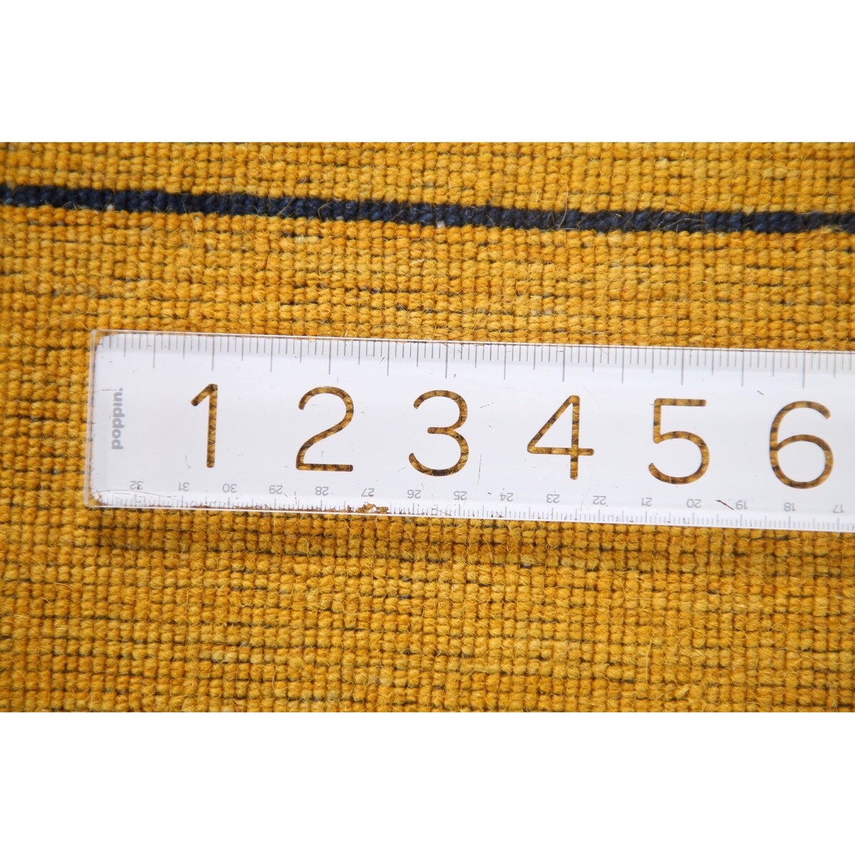 Yellow Gold Gabbeh Indian Area Rug Handmade Wool Carpet - 5'8"x 7'8"