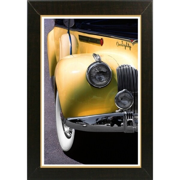 Yellow Packard-HARMSC53516 Print 15"x10" by Harold Silverman - Msc.