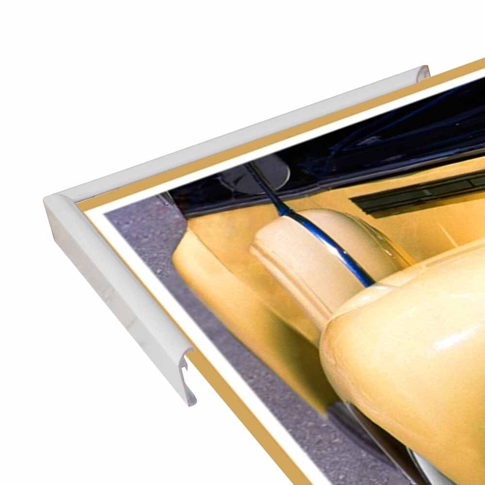 Yellow Packard-HARMSC53516 Print 15"x10" by Harold Silverman - Msc.