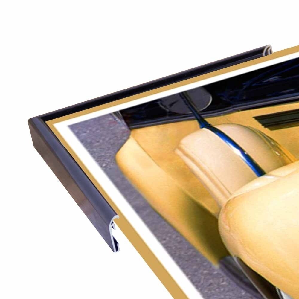 Yellow Packard-HARMSC53516 Print 15"x10" by Harold Silverman - Msc.