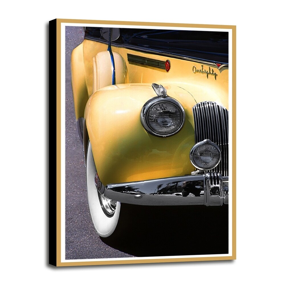 Yellow Packard-HARMSC53516 Print 15"x10" by Harold Silverman - Msc.