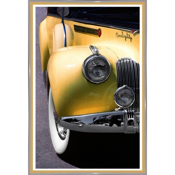 Yellow Packard-HARMSC53516 Print 15"x10" by Harold Silverman - Msc.