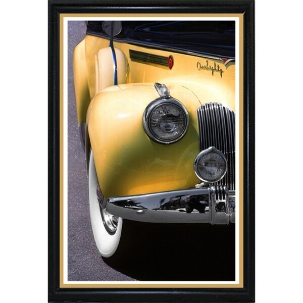 Yellow Packard-HARMSC53516 Print 15"x10" by Harold Silverman - Msc.