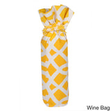 Handmade Yellow Trellis Table Linens (India)