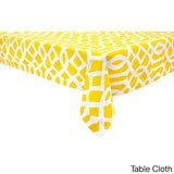 Handmade Yellow Trellis Table Linens (India)