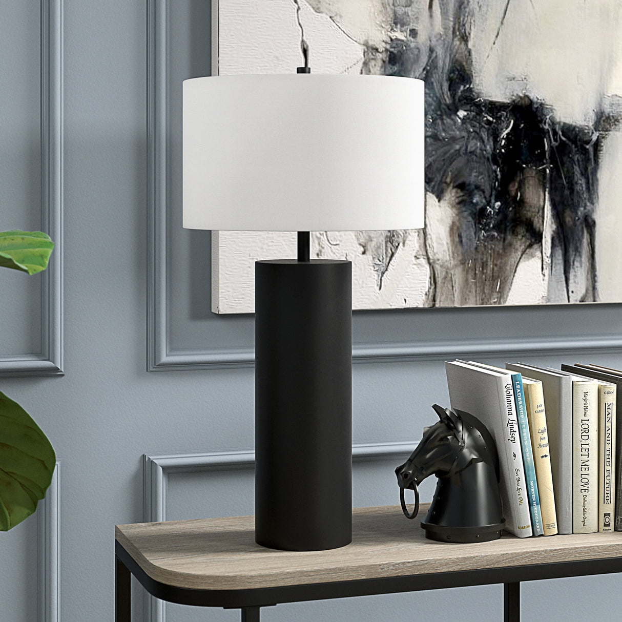 York 29.5" Tall Table Lamp with Fabric Shade