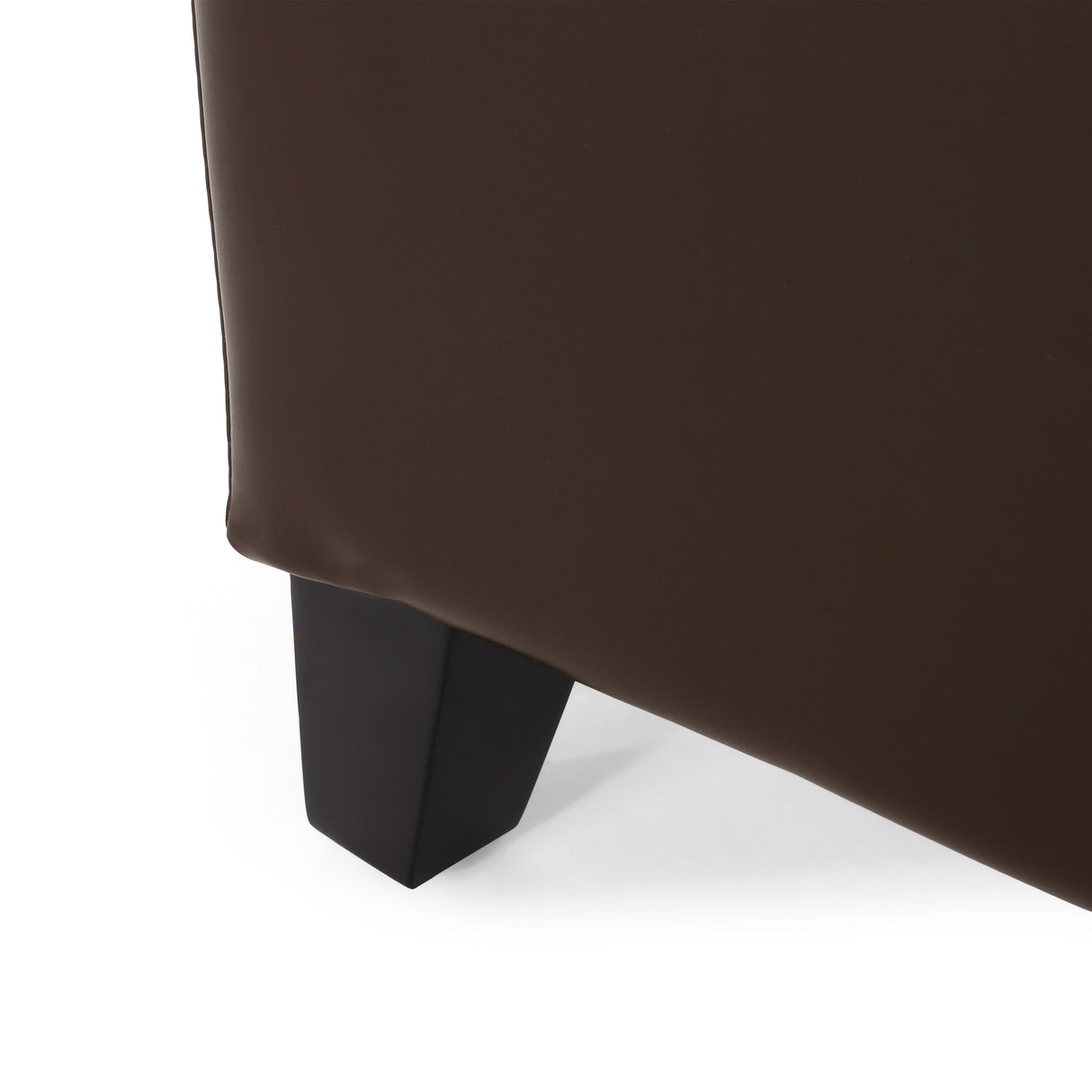 York Bonded Leather Storage Ottoman Bench by Christopher Knight Home