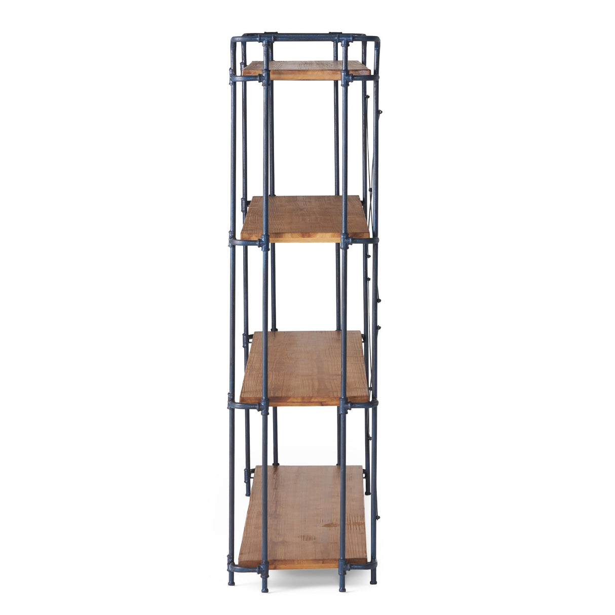 Yorktown Industrial 4-shelf Firwood Bookcase by Christopher Knight Home