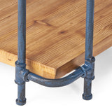 Yorktown Industrial 4-shelf Firwood Bookcase by Christopher Knight Home