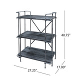 Cedarburg Outdoor Industrial 3 Shelf Firwood Bookcase by Christopher Knight Home - 27.25" W x 17.00" D x 40.75" H