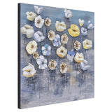 Yosemite Home Decor Flowery Fog I Original Handpainted Mixed Media Wall Art - Multi-color