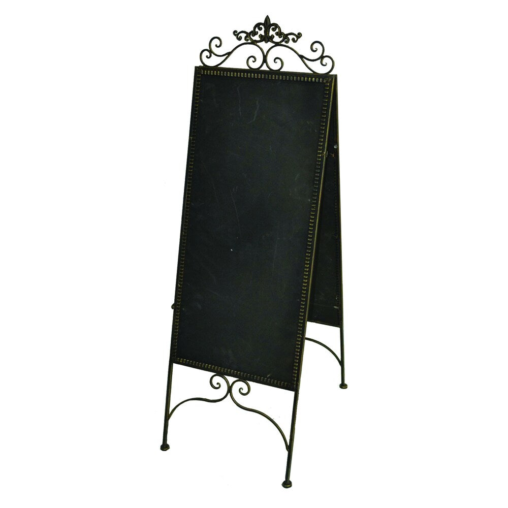 Free Standing Black Memo Board