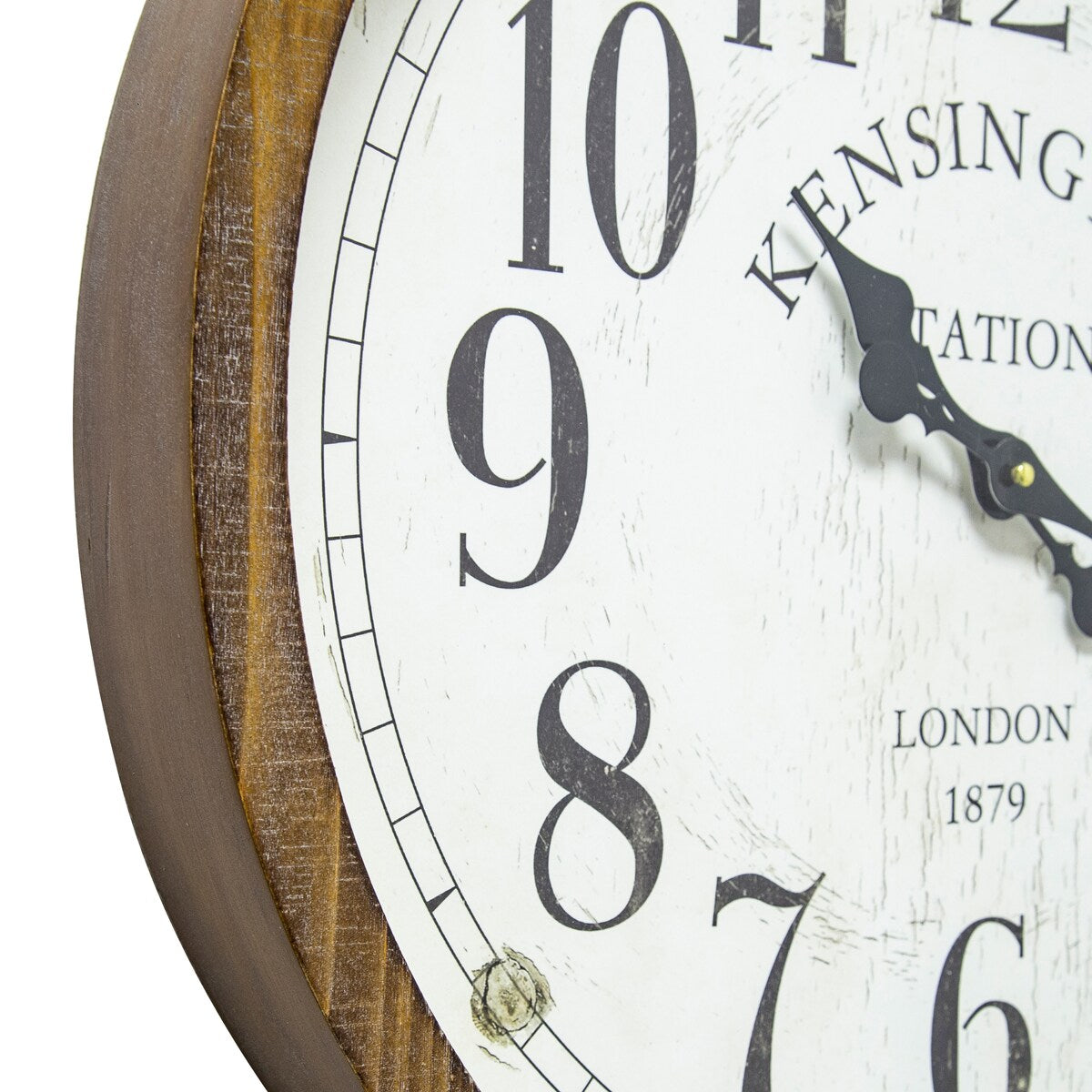 Yosemite Home Decor Kensington Station Pocket Watch Style Wall Clock - 3 x 22.6 x 29.7