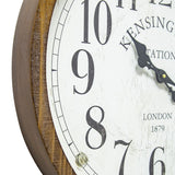 Yosemite Home Decor Kensington Station Pocket Watch Style Wall Clock - 3 x 22.6 x 29.7