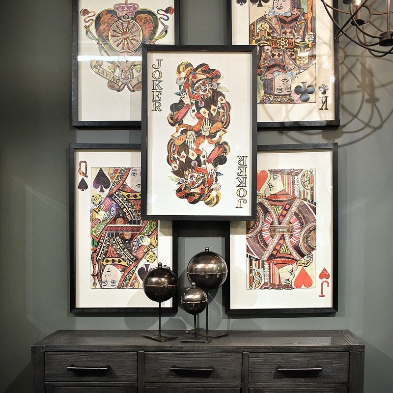 Yosemite Home Decor Queen of Spades Original 3D Collage Wall Art