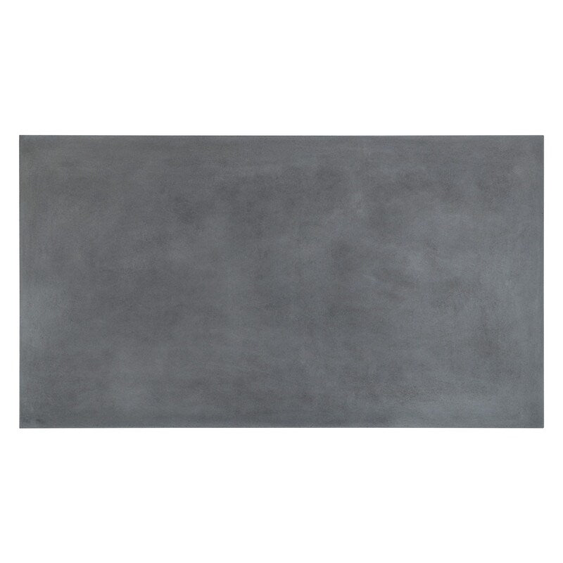 Lysander Rectangle Concrete Coffee Table with Steel Frame - 8' x 10'