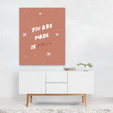 You Are Magic Typography Inspirational Minimal Art Print/Poster