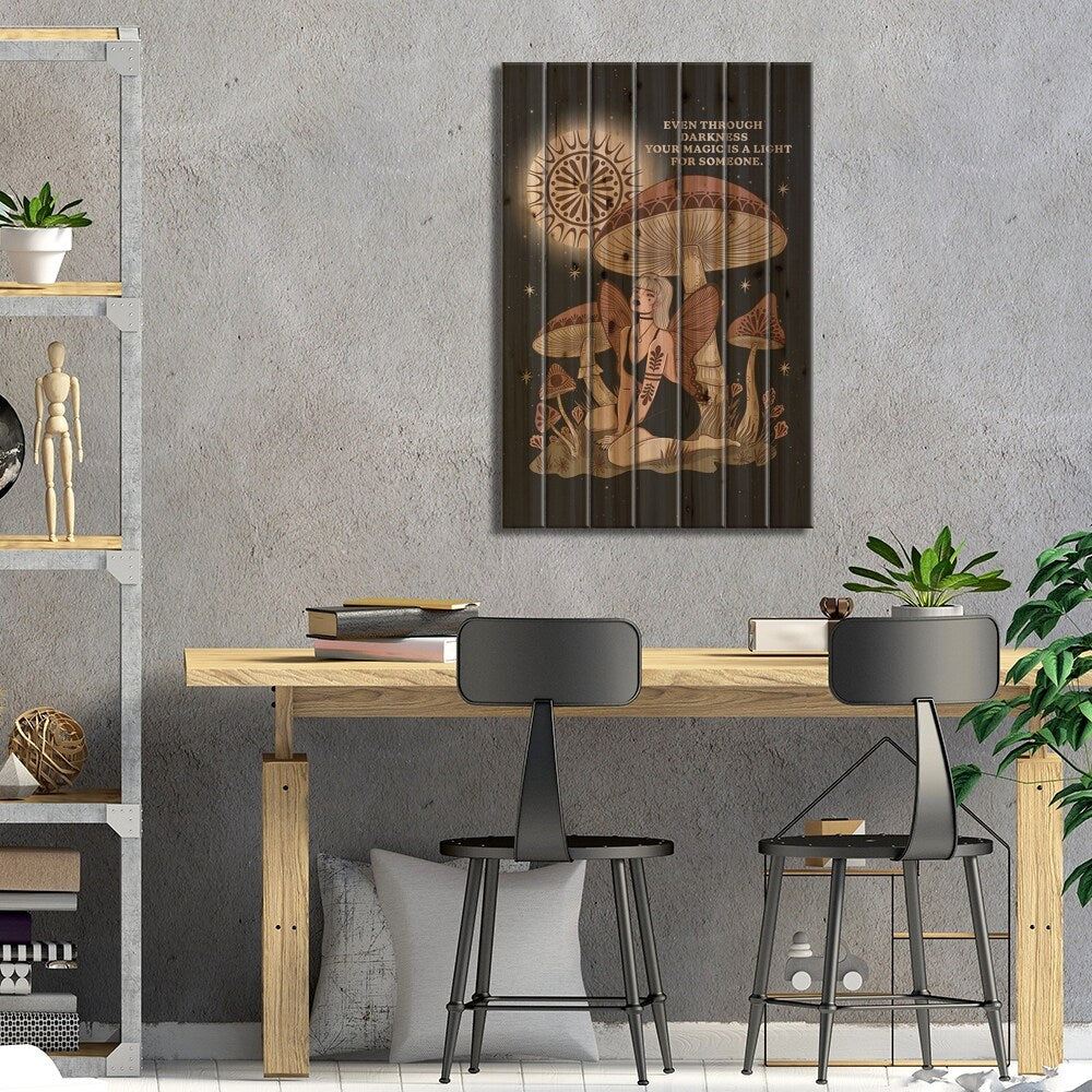Your Magic Print On Wood by Ashley Baxter - Multi-Color