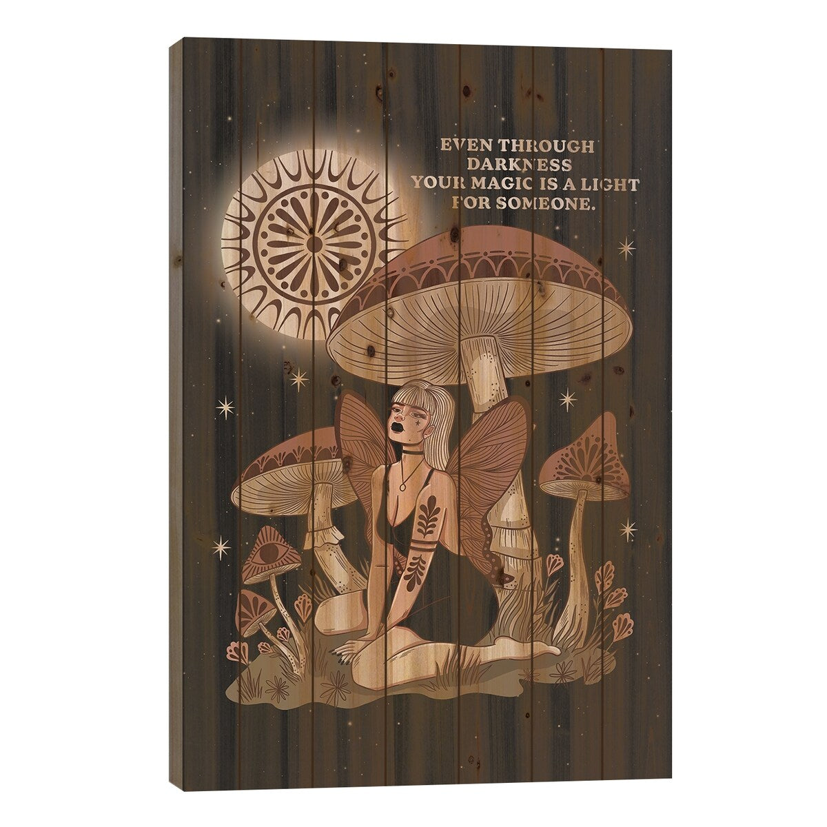 Your Magic Print On Wood by Ashley Baxter - Multi-Color