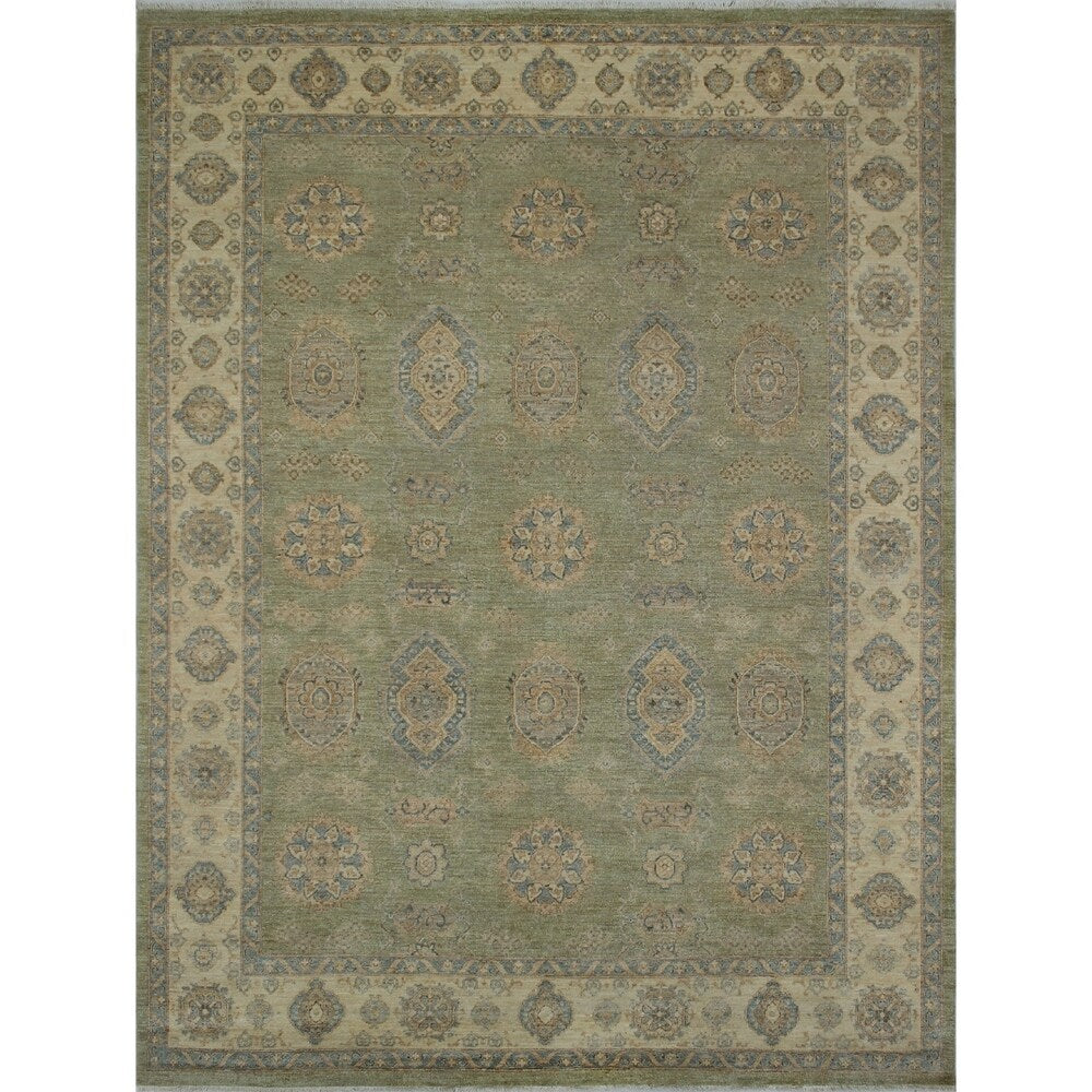Yousafi Ramazan Lt. Green/Ivory Rug
