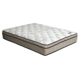 Yuk 7 Inch California King Foundation Box Spring, Quilted Suede Fabric
