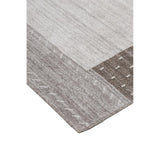 Yurie Contemporary Gebbah Rug, Light Gray/Denim Blue, Area Rug