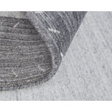 Yurie Contemporary Gebbah Rug, Light Gray/Denim Blue, Area Rug