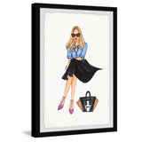 Yvonne' Framed Painting Print - Multi-Color