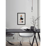 Yvonne' Framed Painting Print - Multi-Color