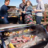 Z Grills ZPG-7002E 8 in 1 Wood Pellet Grill Stainless Steel/Black