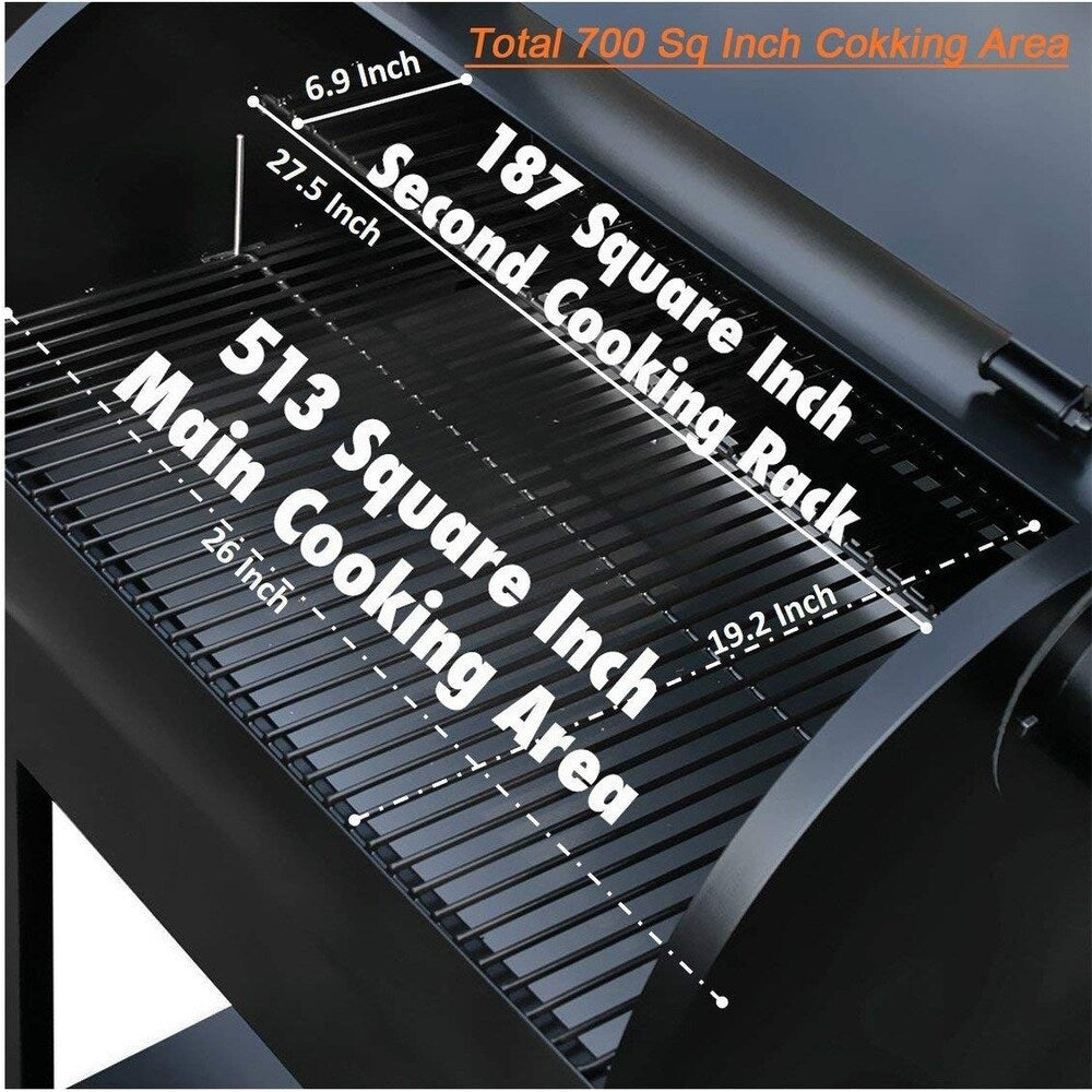 Z Grills ZPG-7002E 8 in 1 Wood Pellet Grill Stainless Steel/Black