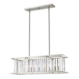 Avery Home Lighting Monarch 6-light Pendant in Brushed Nickel