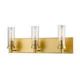 Avery Home Lighting Persis 3-light Vanity Light in Satin Gold