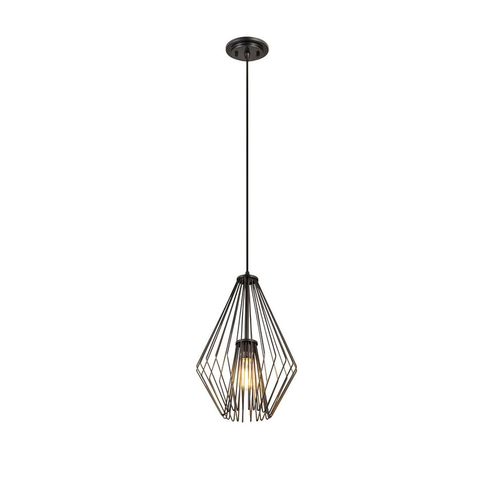 Z-Lite Quintus Single Light 12-1/4" Wide Abstract Pendant