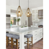 Z-Lite Quintus Single Light 12-1/4" Wide Abstract Pendant
