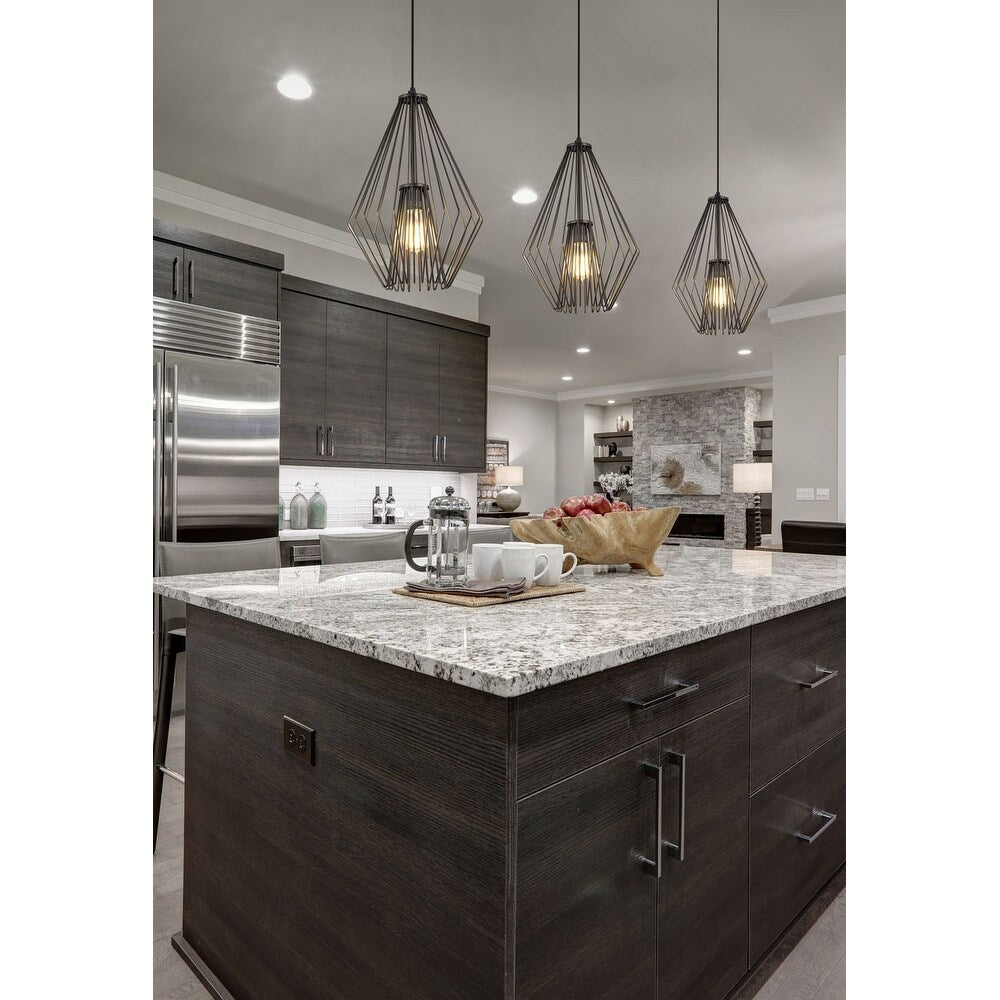 Z-Lite Quintus Single Light 12-1/4" Wide Abstract Pendant