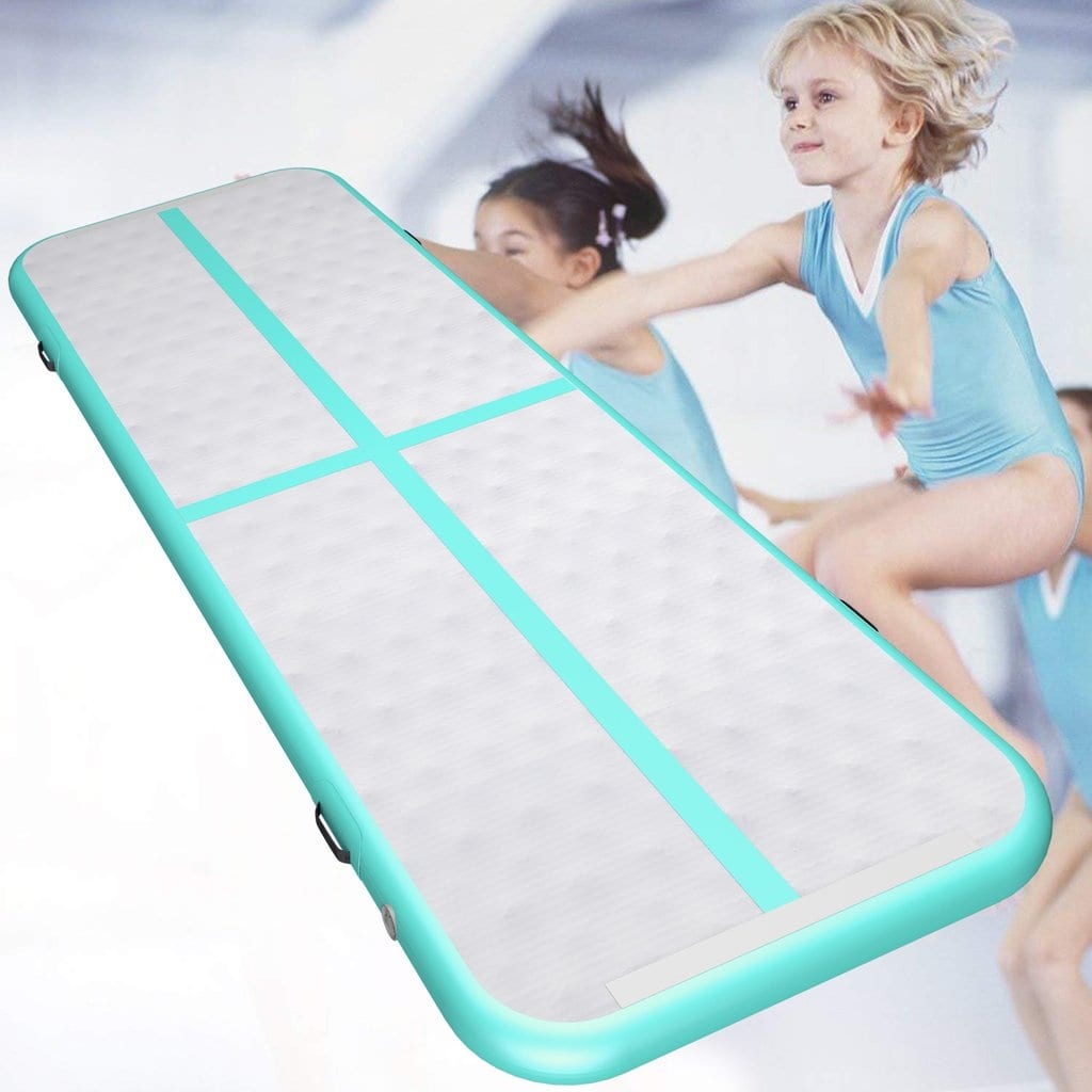 ZENOVA Yoga Mat Inflatable Air Gymnastics Mat 4 inches Thickness Air Track