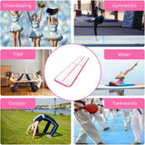 ZENOVA Yoga Mat Inflatable Air Gymnastics Mat 4 inches Thickness Air Track