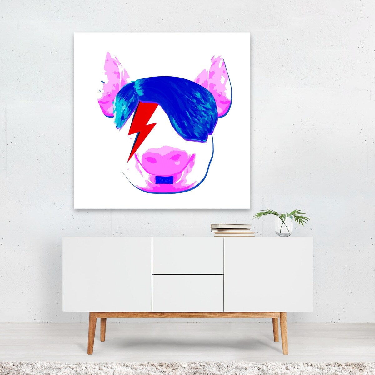 ZIGGYPIG Illustrations Lightning Pig Art Print/Poster