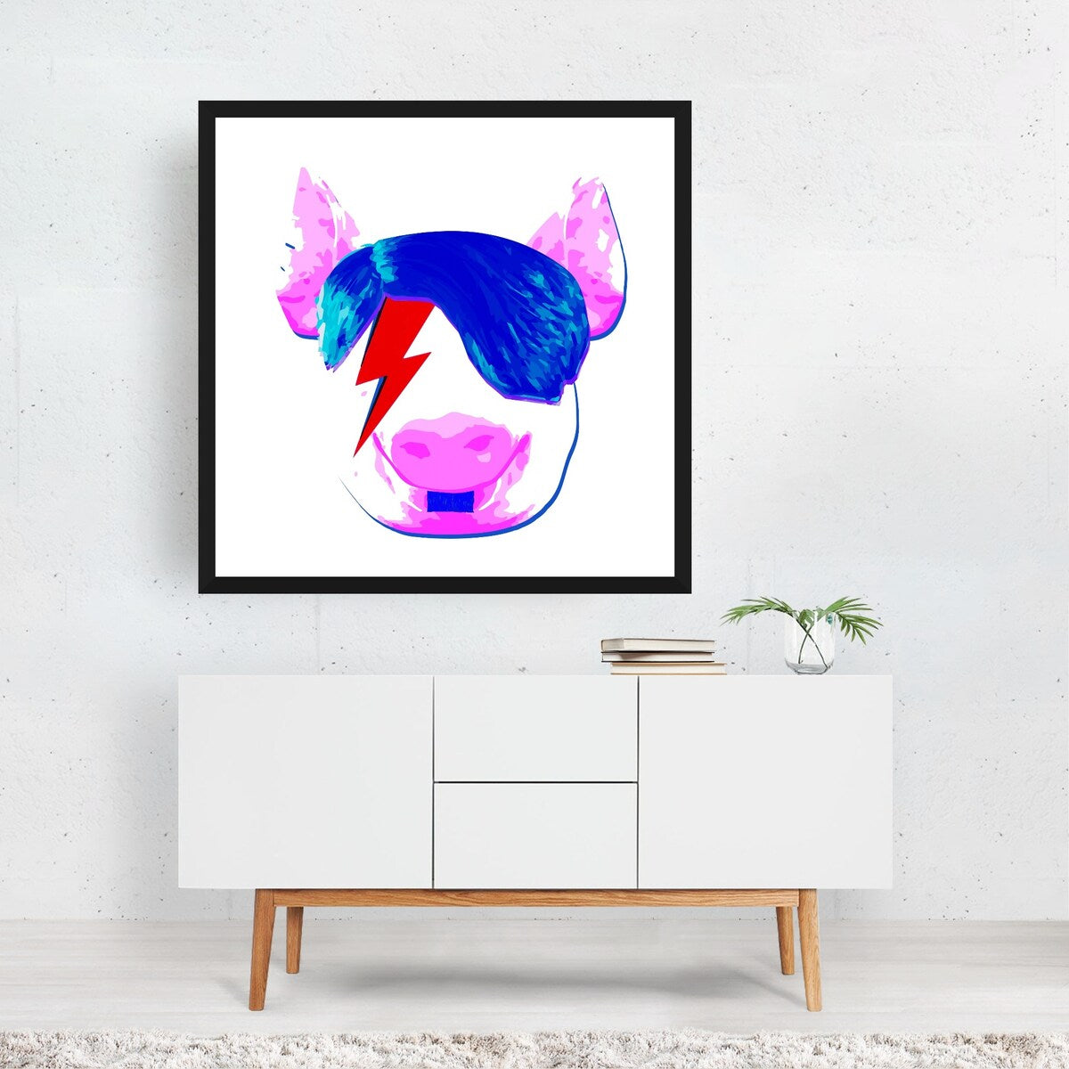 ZIGGYPIG Illustrations Lightning Pig Art Print/Poster