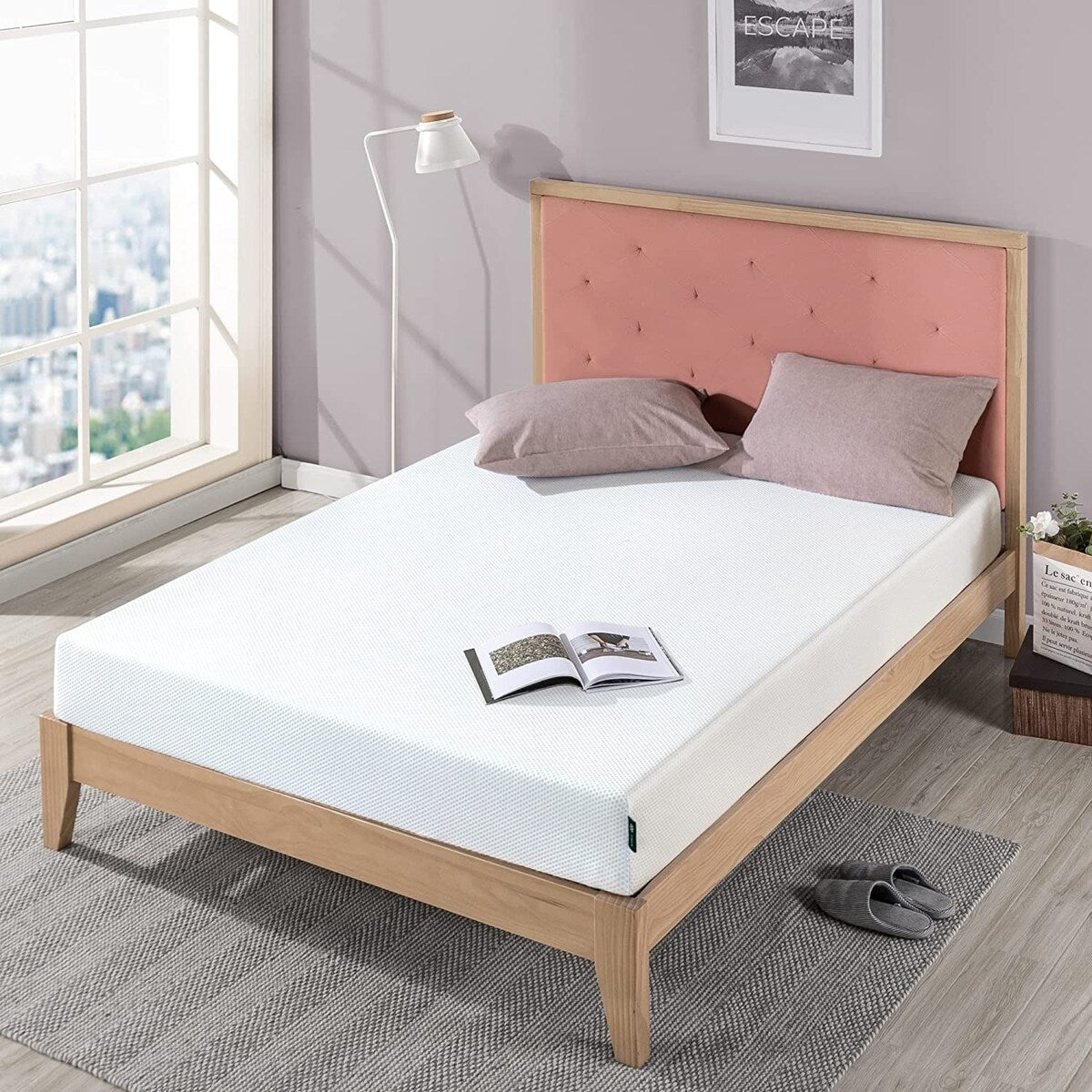 ZINUS 8 Inch Green Tea Cooling Gel Memory Foam Mattress, Cooling Gel Foam, Pressure Relieving, CertiPUR-US Certified